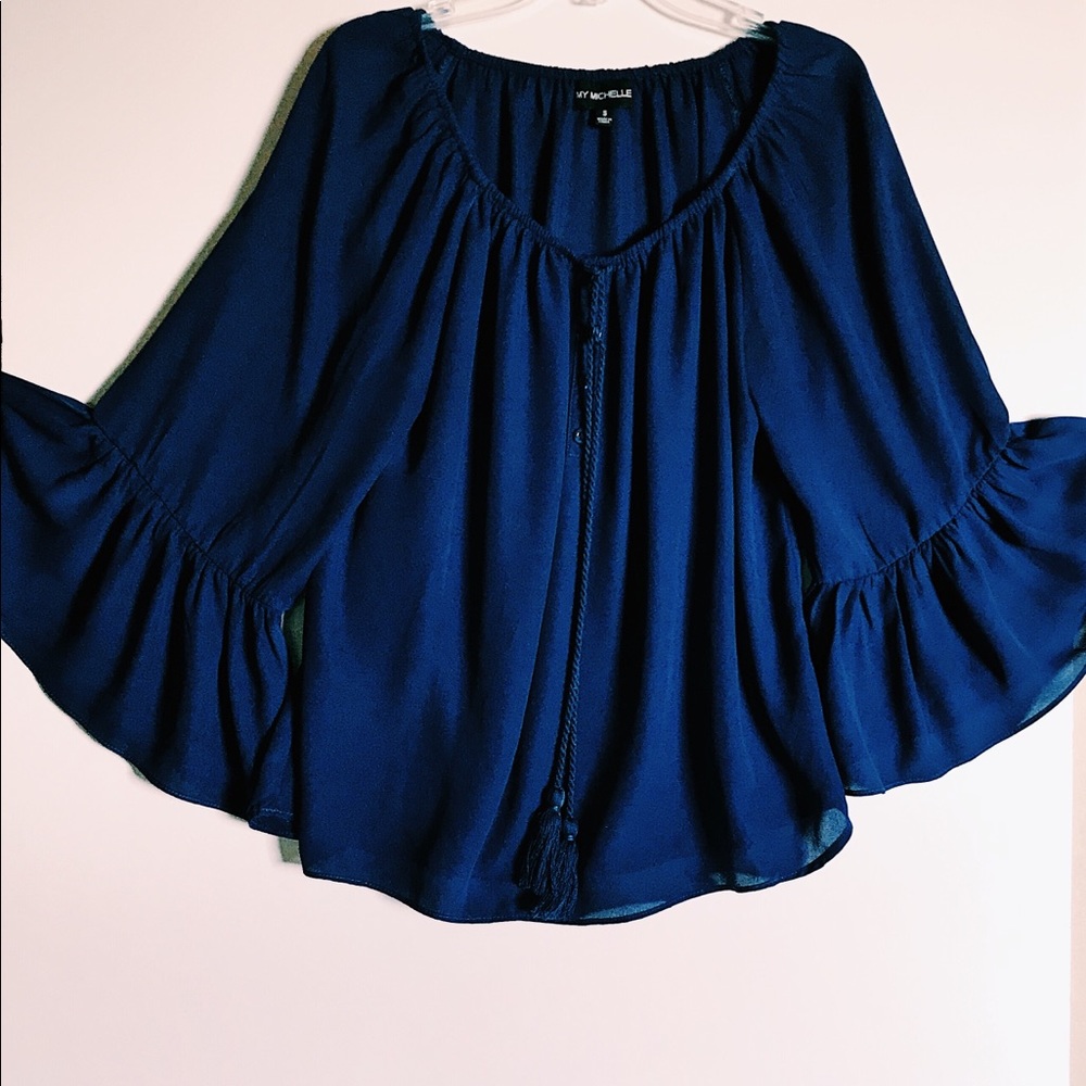 My Michelle size S Blue Blouse